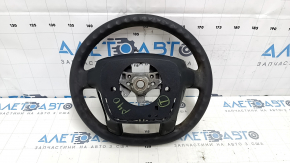 Naked steering wheel Toyota Prius V 12-17 rubber black, worn, needs cleaning