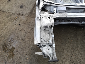 Front right quarter Ford Fusion mk5 13-20 plug-in with bracket, on body, white