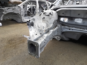 Front right quarter Ford Fusion mk5 13-20 plug-in with bracket, on body, white