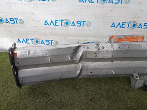 Front left quarter Tesla Model S 12-15 pre-rest RWD aluminum panel, gray, on the body, without a glass, dented side member