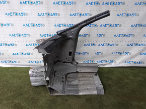 Front right body pillar Tesla Model S 12-15 pre-rest RWD aluminum panel, gray