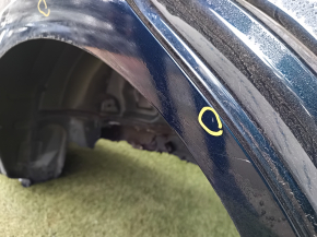 Quarter wing rear right Toyota Camry v70 18- without BSM, on the body, blue