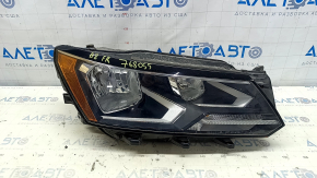Headlight front right VW Passat b8 16-19 USA naked halogen