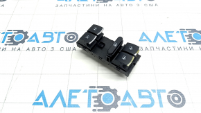 Front left window lift control VW Passat b8 16-19 USA black with chrome, auto, chrome useful