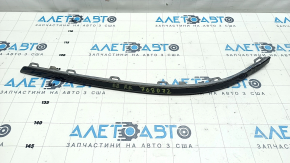 Rear bumper molding right VW Passat b8 16-19 USA chrome, painted, crack