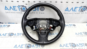 Steering wheel bare Acura ILX 13-15 leather, black, with pads, worn, scratches