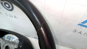 Steering wheel bare Acura ILX 13-15 leather, black, with pads, worn, scratches