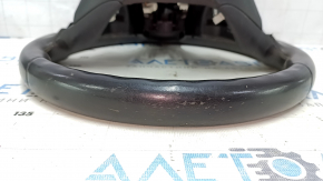 Steering wheel bare Acura ILX 13-15 leather, black, with pads, worn, scratches