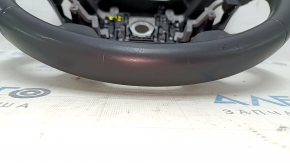 Naked steering wheel Honda Accord 13-17 leather, black, with rear pad, scratches, bumps