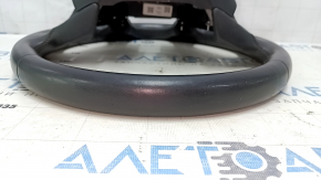 Naked steering wheel Honda Accord 13-17 leather, black, with rear pad, scratches, bumps
