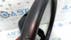 Naked steering wheel Honda Accord 13-17 leather, black, with rear pad, scratches, bumps