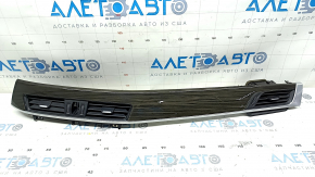 Front panel trim with deflectors right BMW X1 F48 16-19 chrome + wood, broken fastening