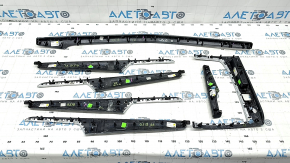 Set of interior trims Audi Q5 80A 18-24 carbon, quattro, scratches