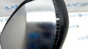 Left side mirror complete Audi Q5 80A 18-24 turn signal, auto-dimming, heating, BSM, camera, 15+4 pins, aluminum, sand