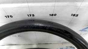 Naked steering wheel Honda Accord 13-17 leather, black, with rear pad, scratches, scuffs, bumps, dents