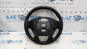Naked steering wheel Honda Accord 13-17 leather, black, with rear pad, scratches, scuffs, bumps, dents