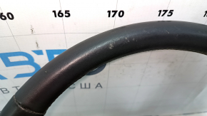 Naked steering wheel Honda Accord 13-17 leather, black, with rear pad, under petals, scratches, dents, scuffs