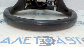 Steering wheel bare Acura MDX 14-18 pre-rest leather black, with rear pad, scratches