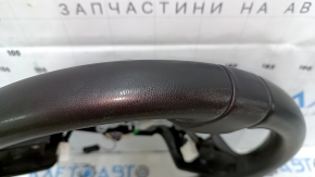 Steering wheel bare Acura MDX 14-18 pre-rest leather black, with rear pad, scratches