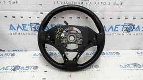 Steering wheel bare Acura MDX 14-18 pre-rest leather black, with rear pad, scratches