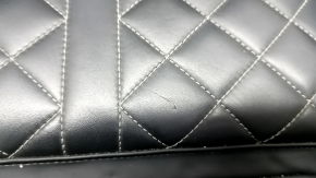 Driver's seat Audi Q5 80A 18-20 with airbag, electric, heated, leather black with gray stitching, Sport, S-Line, scratches