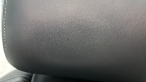 Driver's seat Audi Q5 80A 18-20 with airbag, electric, heated, leather black with gray stitching, Sport, S-Line, scratches