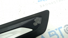 Door sill outer front right BMW X1 F48 16-22 black with chrome molding X-line, Sport-line, scuffs
