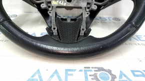 Naked steering wheel Honda CRZ 11-16 leather black, with rear pad, scratches, scuffs, bumps