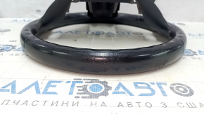 Naked steering wheel Honda CRZ 11-16 leather black, with rear pad, scratches, scuffs, bumps