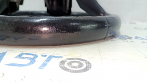 Naked steering wheel Honda CRZ 11-16 leather black, with rear pad, scratches, scuffs, bumps