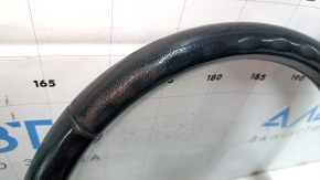 Naked steering wheel Honda CRZ 11-16 leather black, with rear pad, scratches, scuffs, bumps