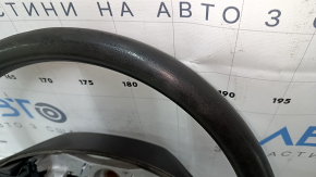Naked steering wheel Toyota Sequoia 08-16 rubber black, without buttons and cruise control, worn, scratches