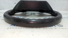 Naked steering wheel Toyota Sequoia 08-16 rubber black, without buttons and cruise control, worn, scratches