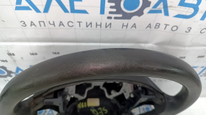 Naked steering wheel Toyota Sequoia 08-16 rubber black, without buttons and cruise control, worn, scratches