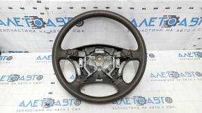 Naked steering wheel Toyota Highlander 01-07 gray rubber, scratches, needs cleaning