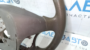 Naked steering wheel Toyota Highlander 01-07 gray rubber, scratches, needs cleaning
