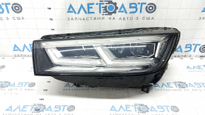 Headlight front left complete Audi Q5 80A 18-20 LED, made, sand