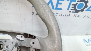 Naked steering wheel Toyota Sienna 11-15 gray rubber, needs cleaning, worn
