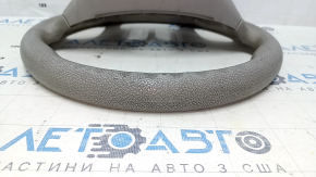 Naked steering wheel Toyota Sienna 11-15 gray rubber, needs cleaning, worn