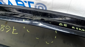 Rear bumper lip VW Passat b8 16-19 USA R-Line, glossy black, scratches