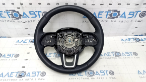 Naked steering wheel Jeep Compass 17-21 leather, black, bumps, scratches