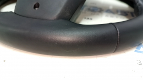 Naked steering wheel Jeep Compass 17-21 leather, black, bumps, scratches