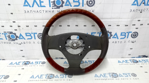 Naked steering wheel Lexus ES350 07-09 gray leather, mahogany, scratches, bumps