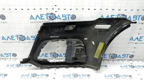 Bare front bumper right side Audi Q5 80A 18-20 for headlight washer without park assist, S-Line, blue, sand, broken fasteners