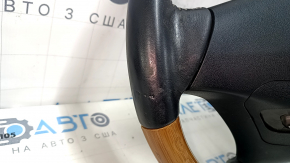 Naked steering wheel Lexus ES300h ES350 13-16 prerest, black leather, light wood, heated, scratches, bumps