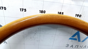 Bare steering wheel Lexus RX350 RX450h 10-12 pre-rest leather brown light wood, worn, scratches, bumps