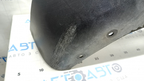Front bumper lip BMW X1 F48 16-19 structure, for parking sensors, non-factory holes, scratches, bumps