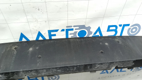 Front bumper lip BMW X1 F48 16-19 structure, for parking sensors, non-factory holes, scratches, bumps