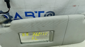 Left visor VW Passat b8 16-19 USA gray, without hook, for backlight, for dry cleaning