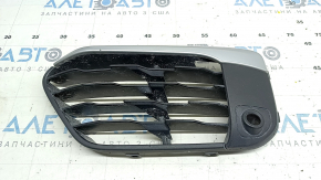 Lower grille of the front bumper left BMW X1 F48 16-19 X-line open for parking sensors, sand, poke